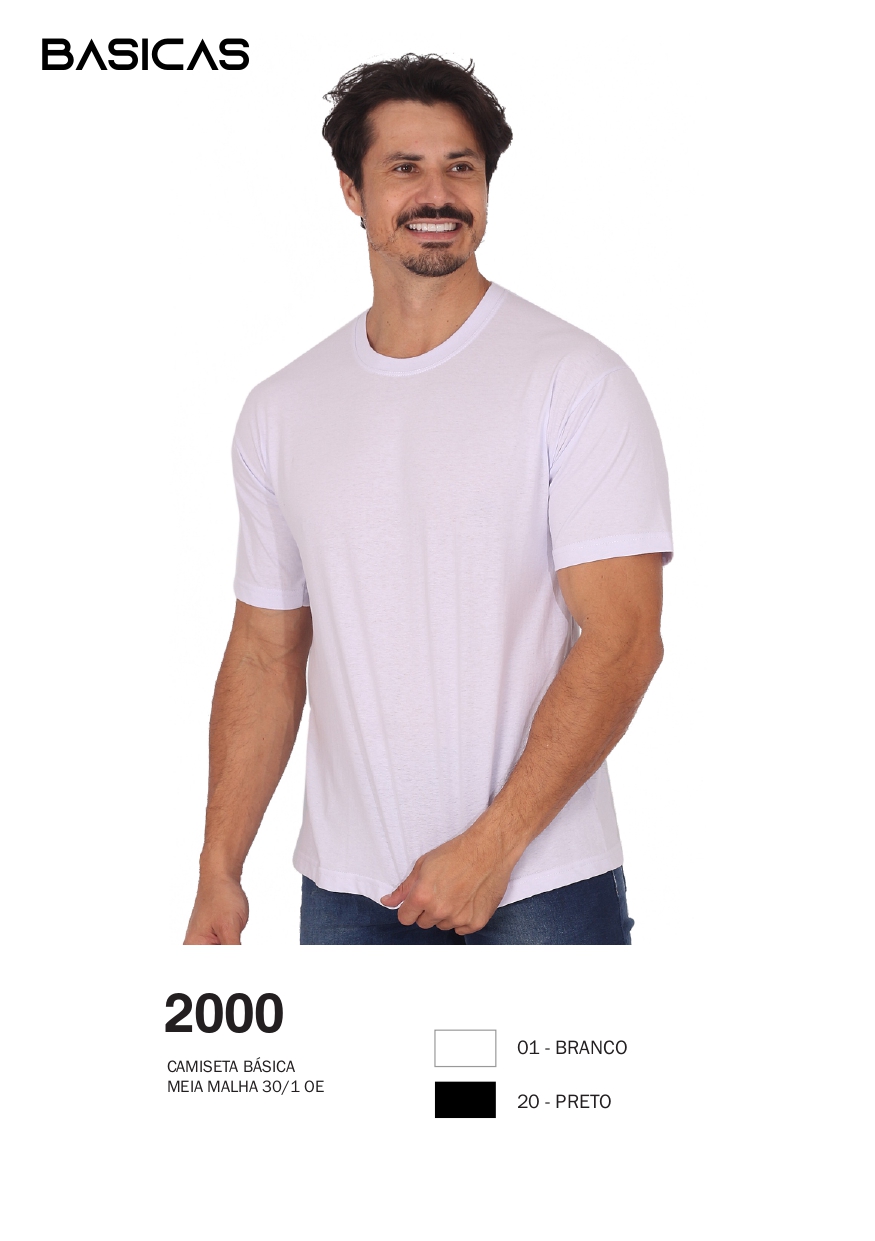 Peça básica masculina da Coleção Verão 2026/27