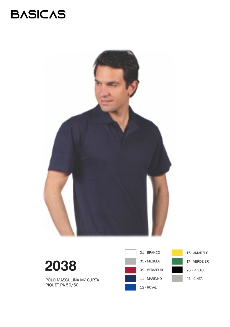 Peça básica masculina da Coleção Verão 2026/27